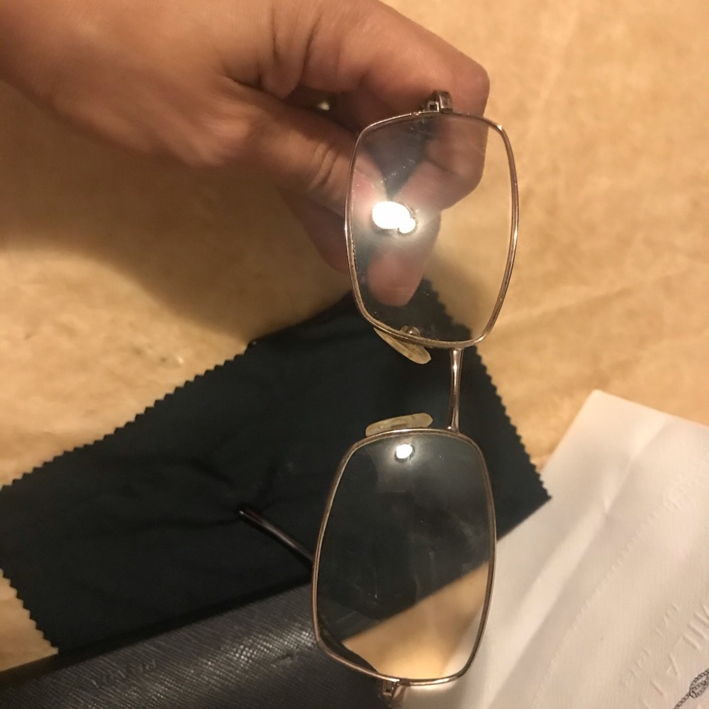 % Authentic Prada Brown Glasses - image 7